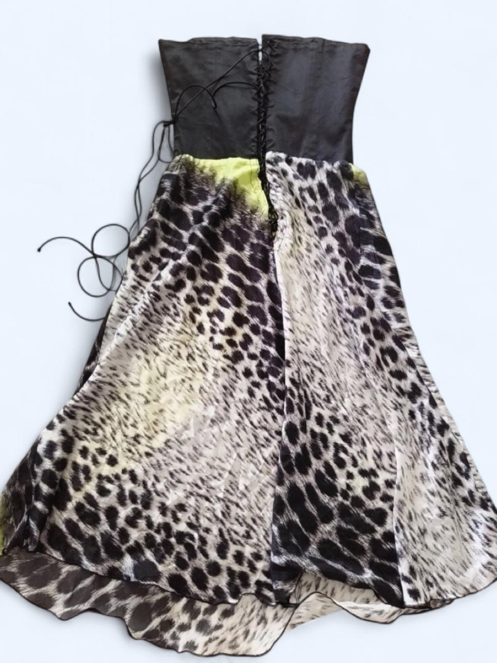 Vintage Cavalli Leopard Print Corset Dress - Picture 3 of 11